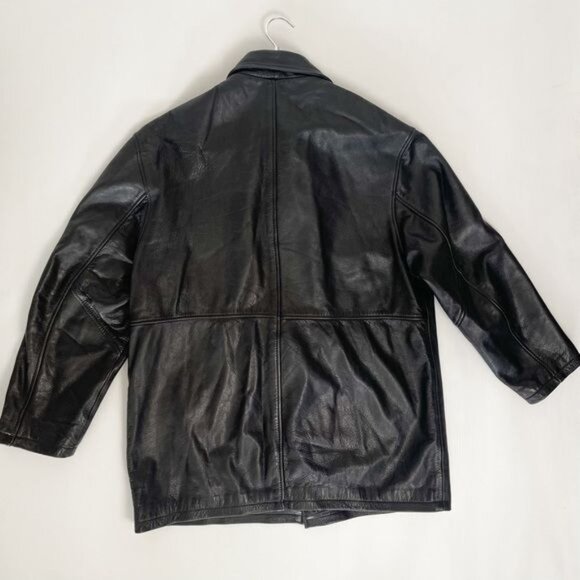 Wilson’s Leather M.Julian Black Leather Jacket Large - Picture 2 of 9